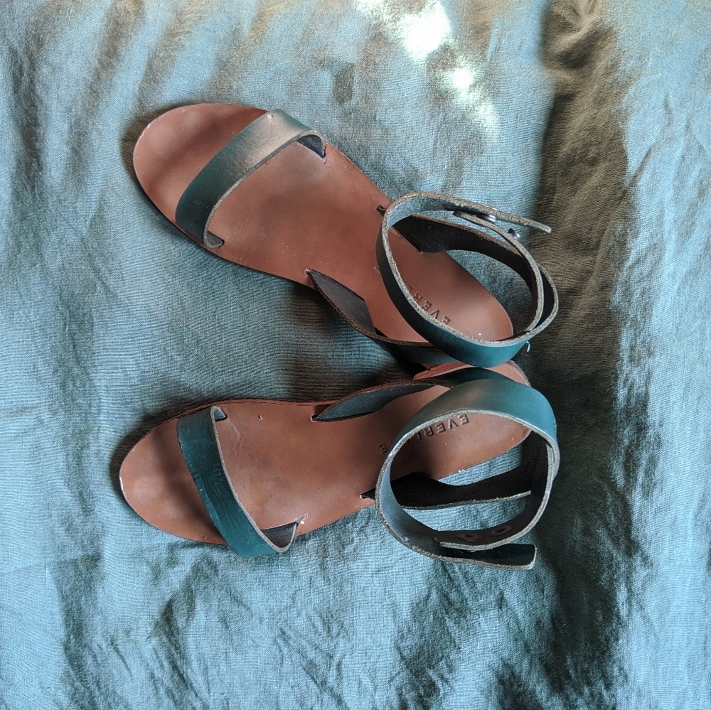 Everlane The Italian Ankle-Wrap Sandal